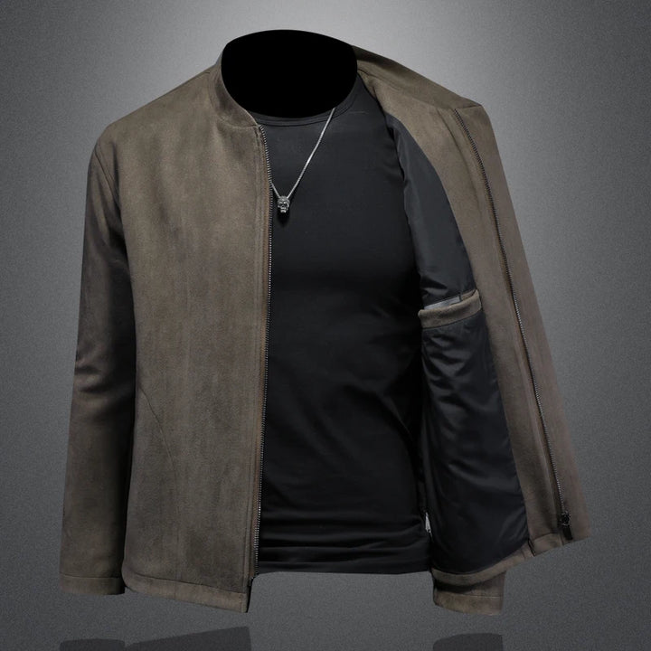 Trendy Suede Casual Fit Jacket