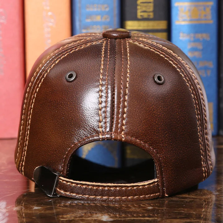 Gorgeous Genuine Leather Sports Cap