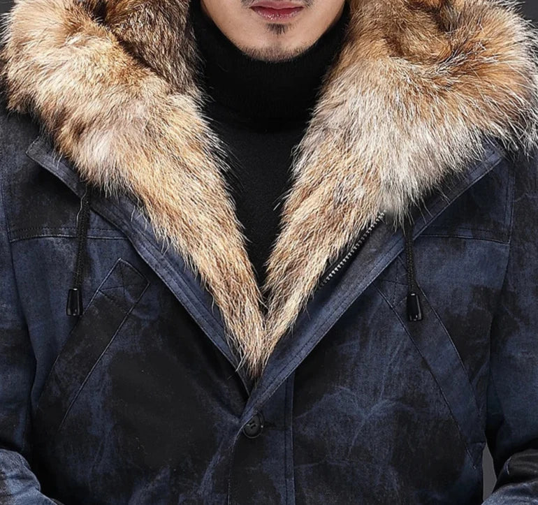 Luxury Hooded Fur Jacket