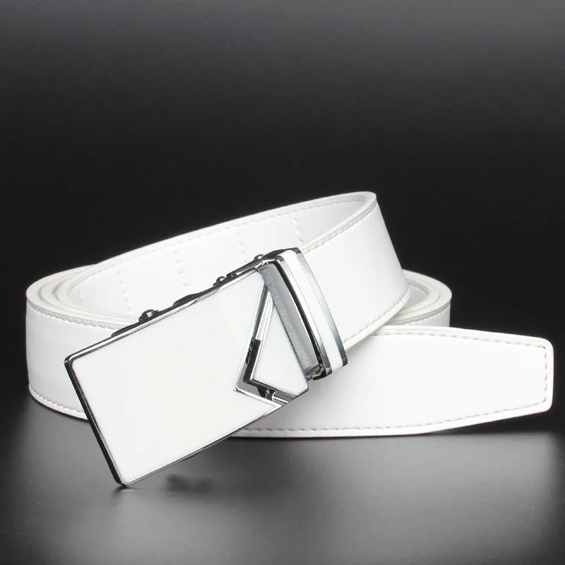 Quality Automatic Buckle Leather Strap Belt