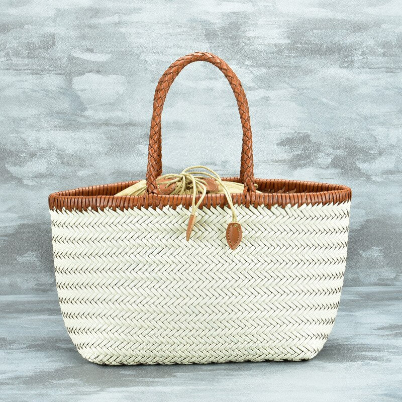 Retro Handwoven Women's Tote Bag| All For Me Today