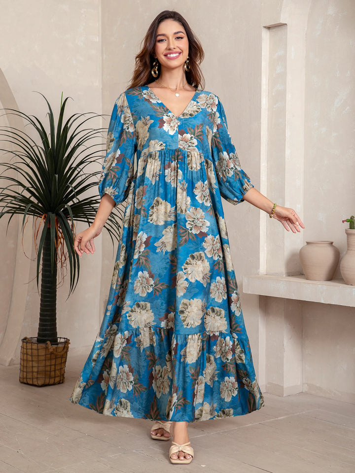 Classic Loose Fit Beach-style Dress