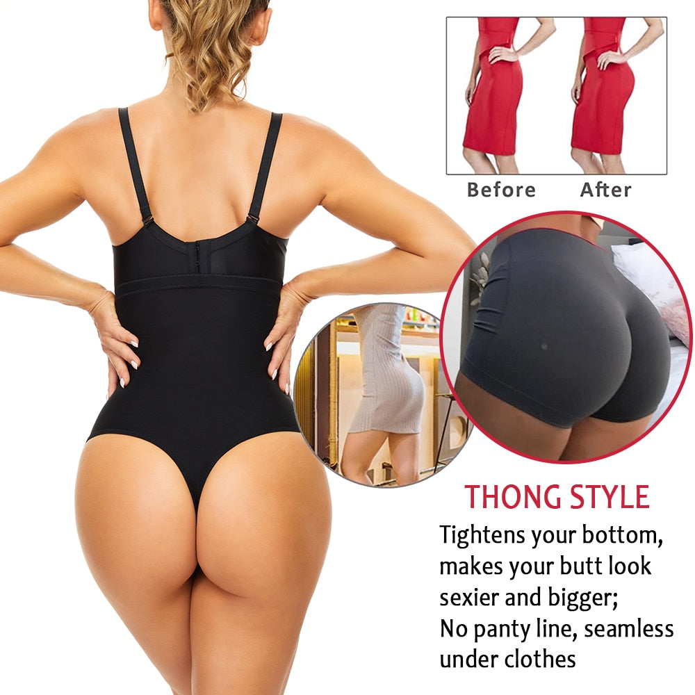 High Waist Shapewear Women's Thong Panties| All For Me Today