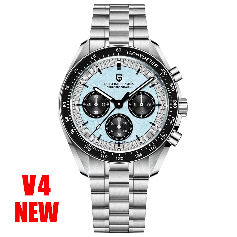 Glamorous Sapphire Glass Wristwatch