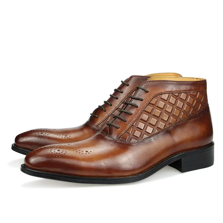 Classic Fashion Leather Oxford Boots