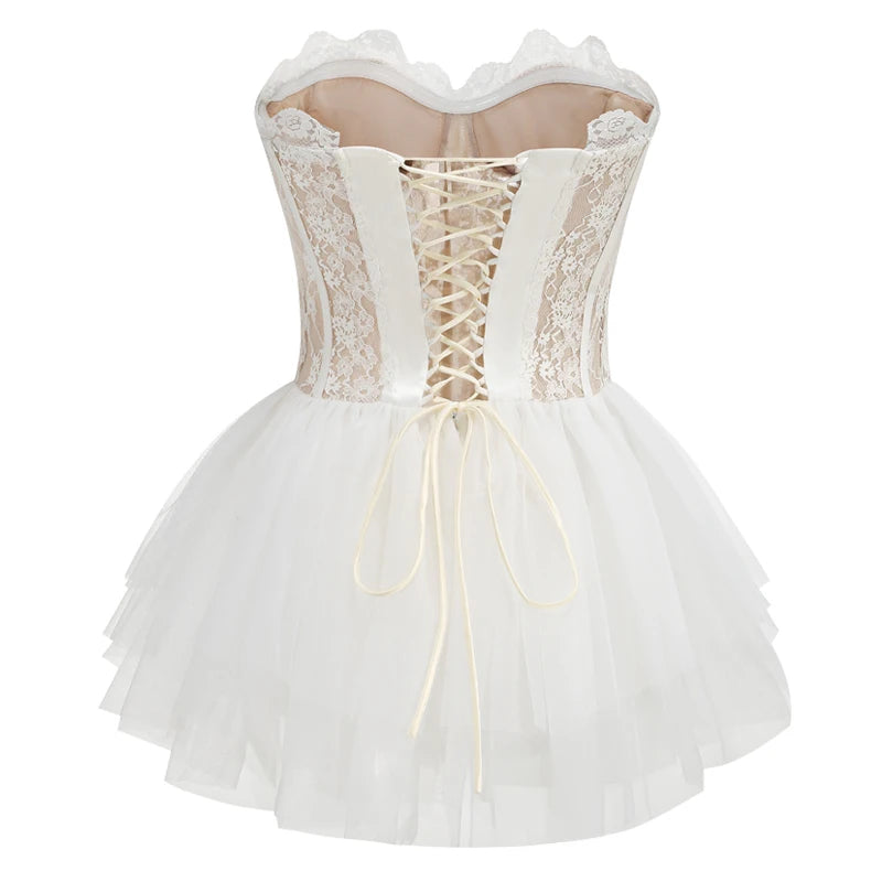 Stunning Ruffle Detail Mini Dress