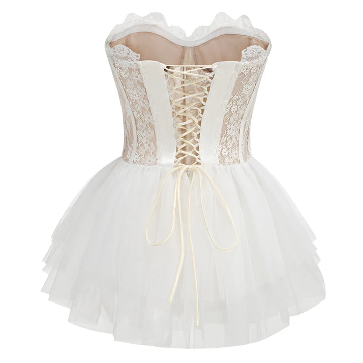 Stunning Ruffle Detail Mini Dress