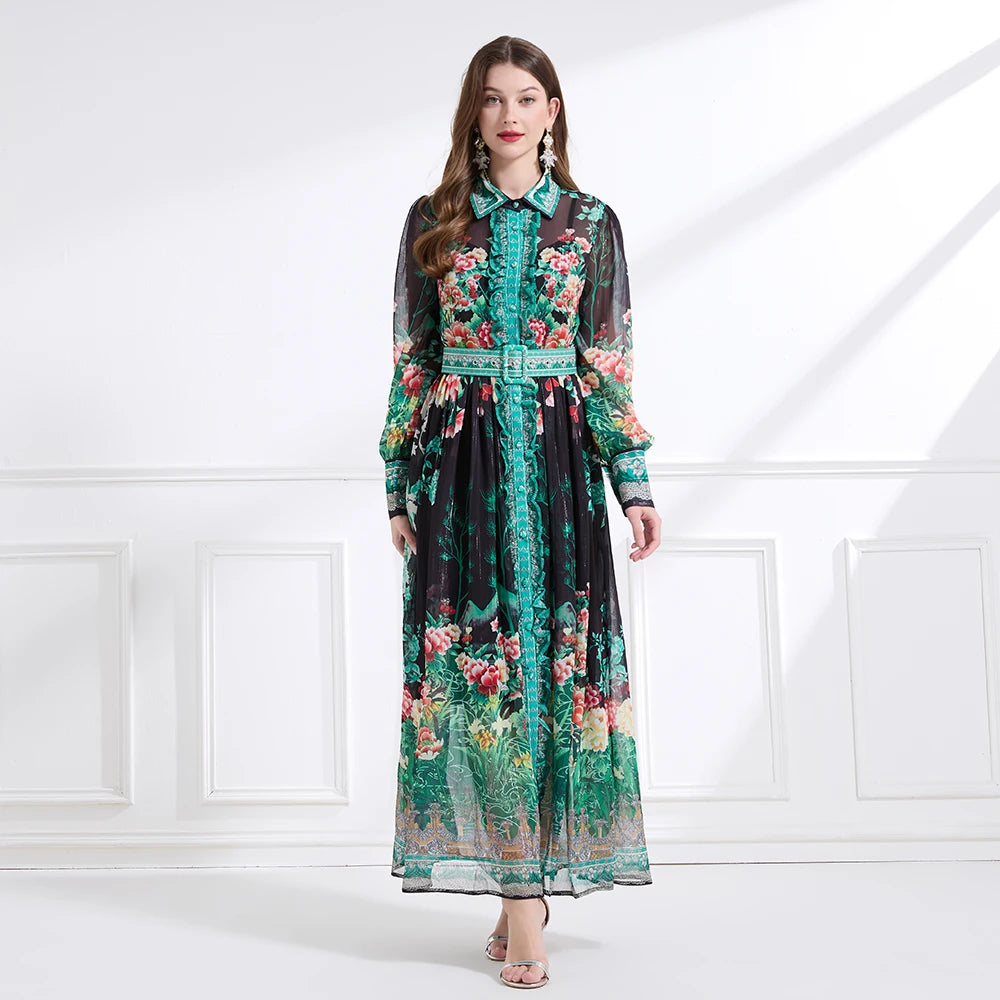 Lovely Waist-slimming Holiday Dress