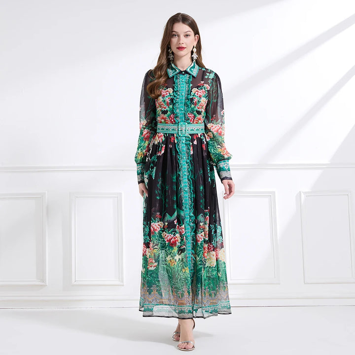 Lovely Waist-slimming Holiday Dress