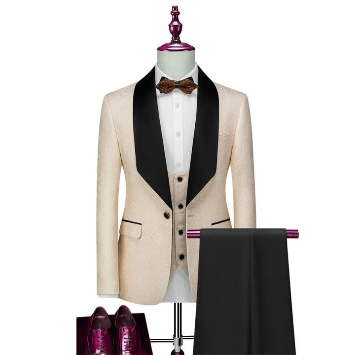 Modish Men's Three-Piece Formal Suit