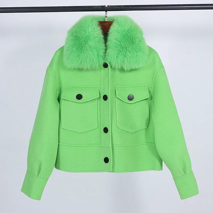 Stunning Double-sided Loose Wool Coat