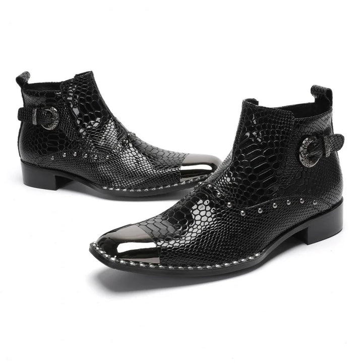 Refined Pointed Toe Zip Ankle Boots