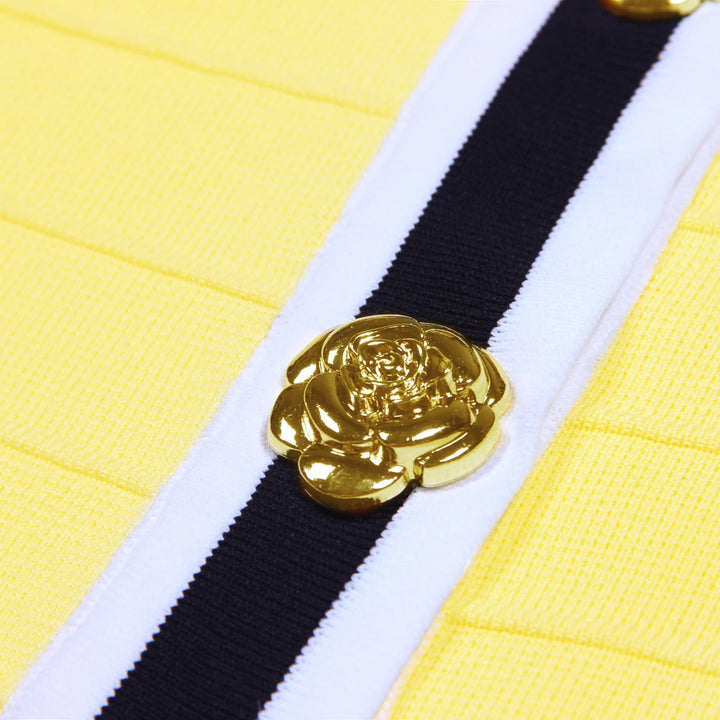 High-Quality Striped Knitted Cardigan