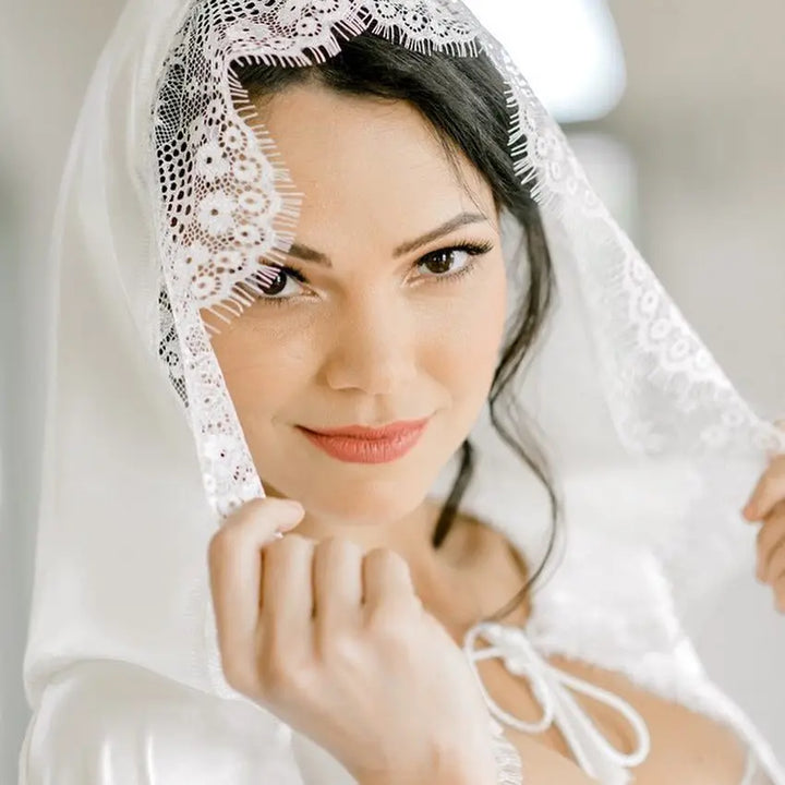 Lovely Satin Cape Cloak Bridal Shawl