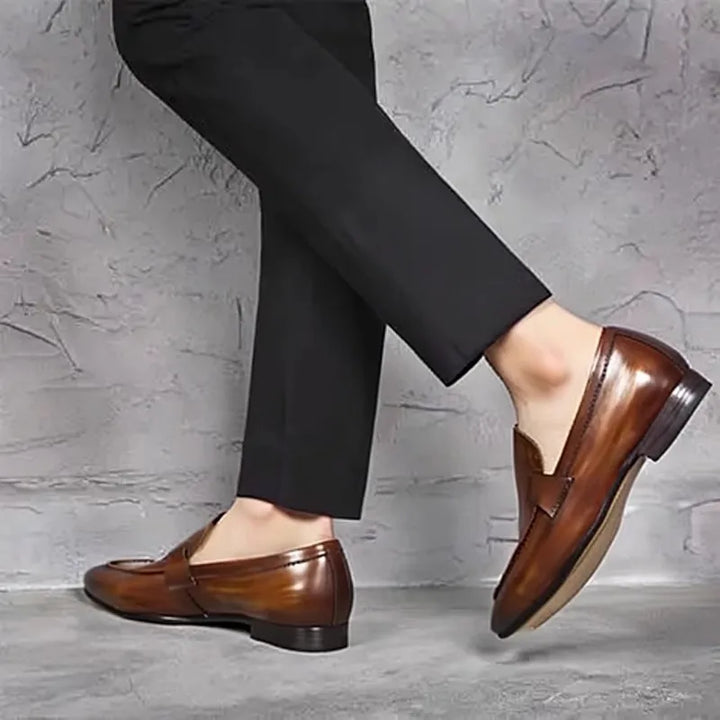 Graceful Handmade Real Leather Loafers