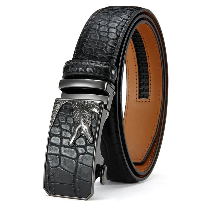 Classic Automatic Buckle PU Leather Belt