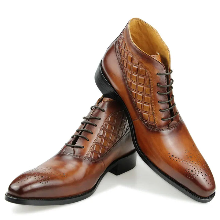 Classic Fashion Leather Oxford Boots