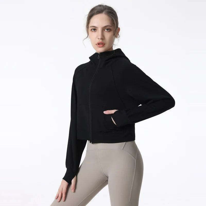 Thick Cotton Warm Yoga Jacket