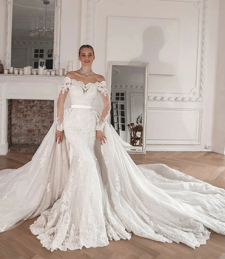Radiant Tulle Beaded Wedding Dress