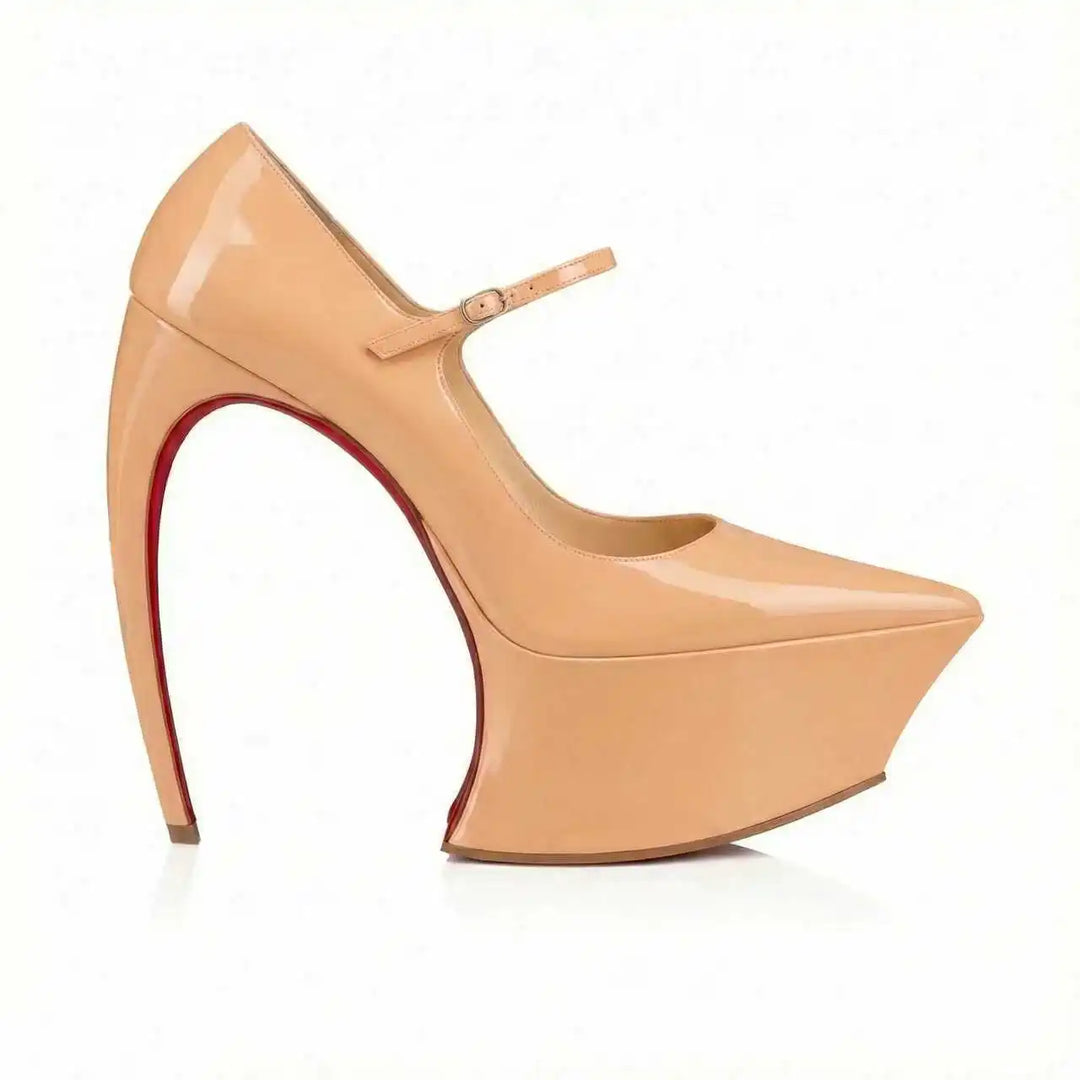 Lovely Satin Ribbon Platform Stiletto Sandals
