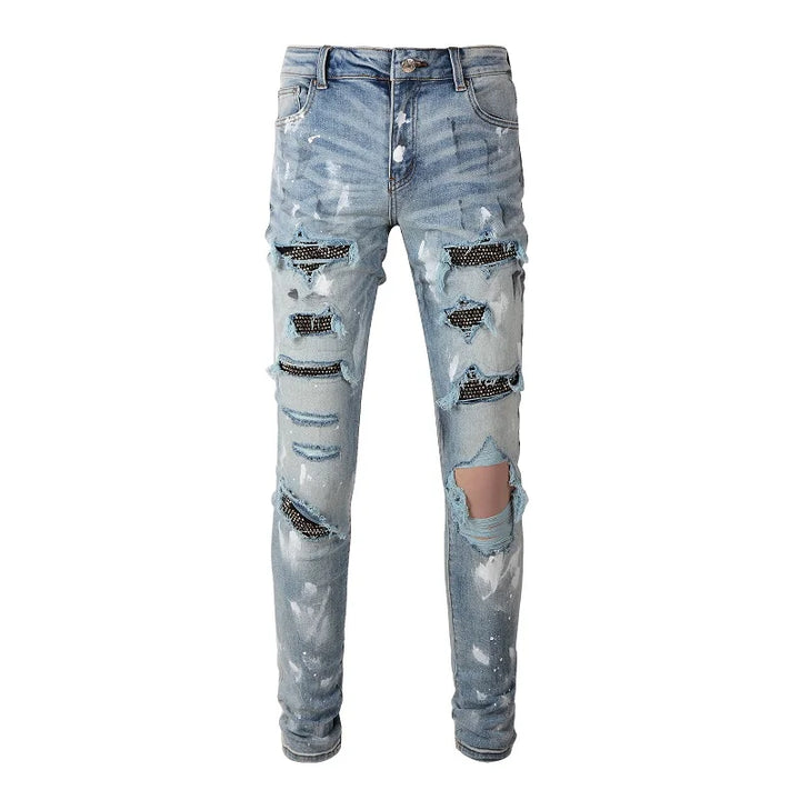 High Street Skinny Stretch Denim Jeans Pants