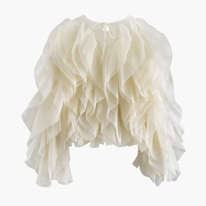 Stylish Ruffles Fashion Blouse