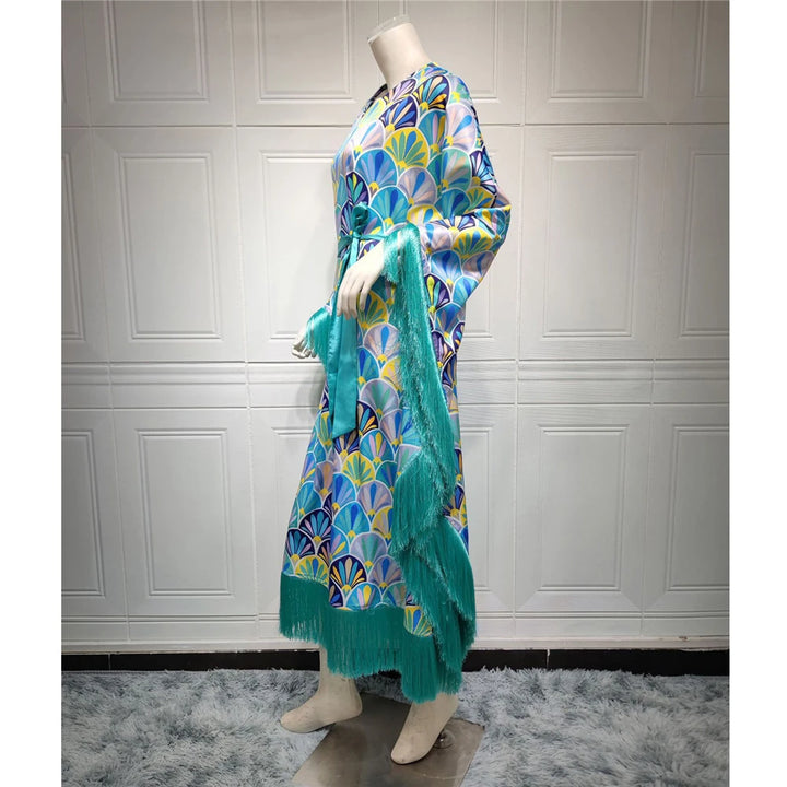 Ethnic Belted Abayas Dress
