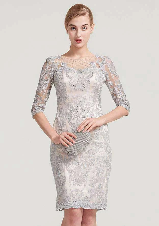 Alluring O-Neck Mother Of Bridal Dress