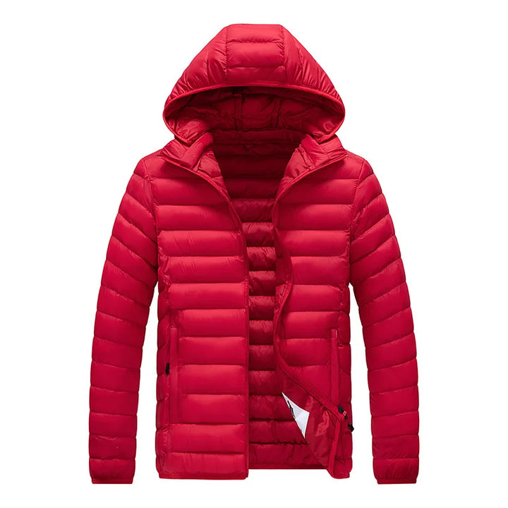 Casual Hooded Parka Coat With Detachable Hat
