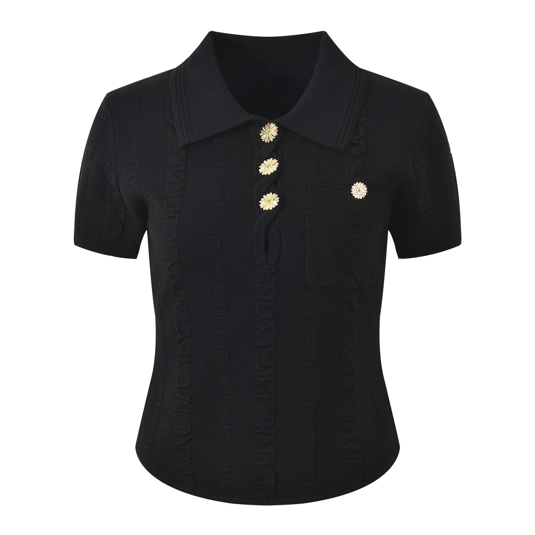 Trendy Short Sleeves Pullover Sweater