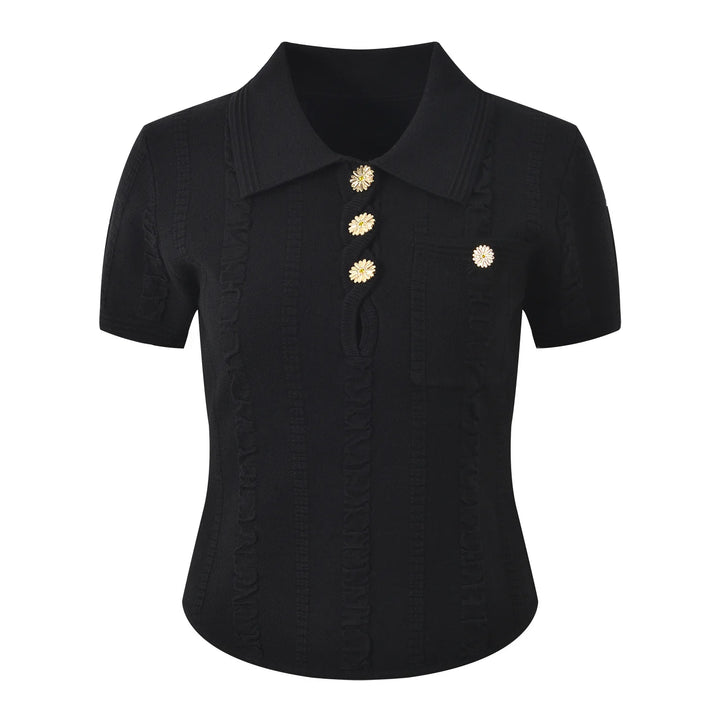 Trendy Short Sleeves Pullover Sweater