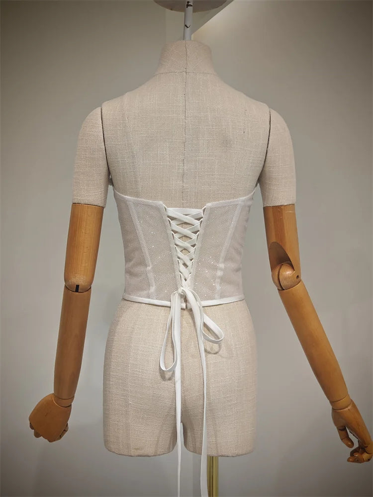 Modish See-Through Bridal Corset