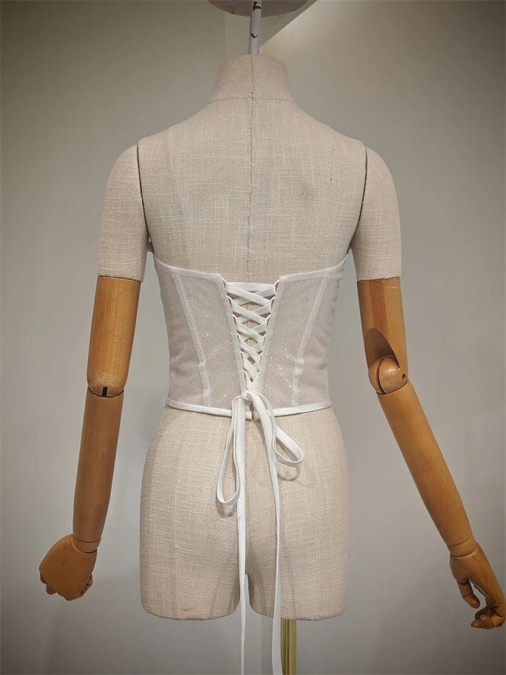 Modish See-Through Bridal Corset