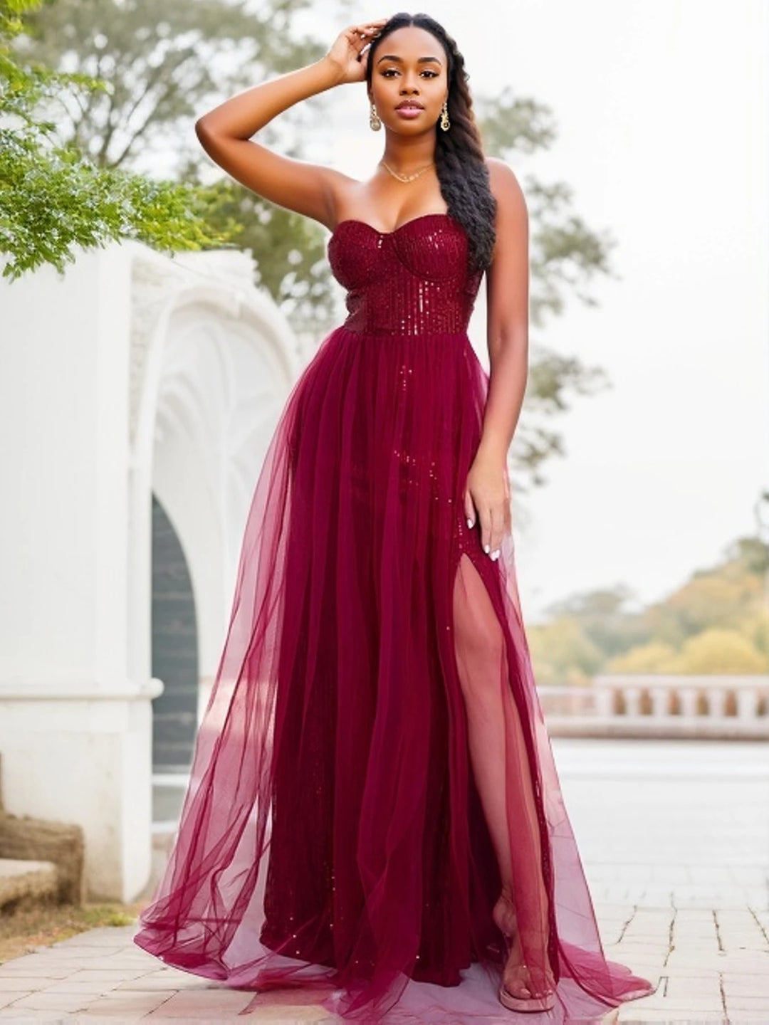 Alluring A-line Mesh Cocktail Prom Dress