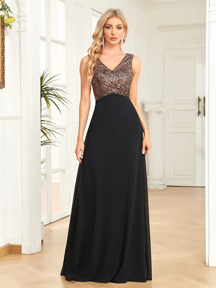 Keep You Accompanied Women's Sequins Party Dress