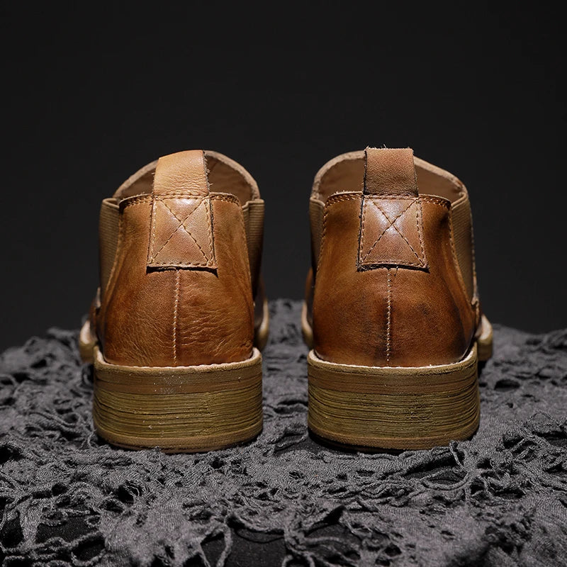 Noble Low-Top Leather Chelsea Shoes