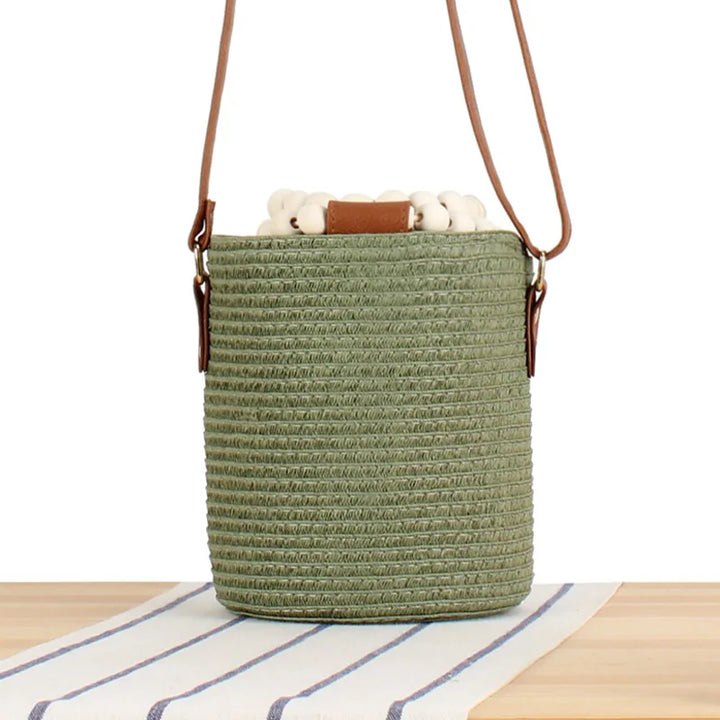 Sweet Leisure Woven Bucket Bag