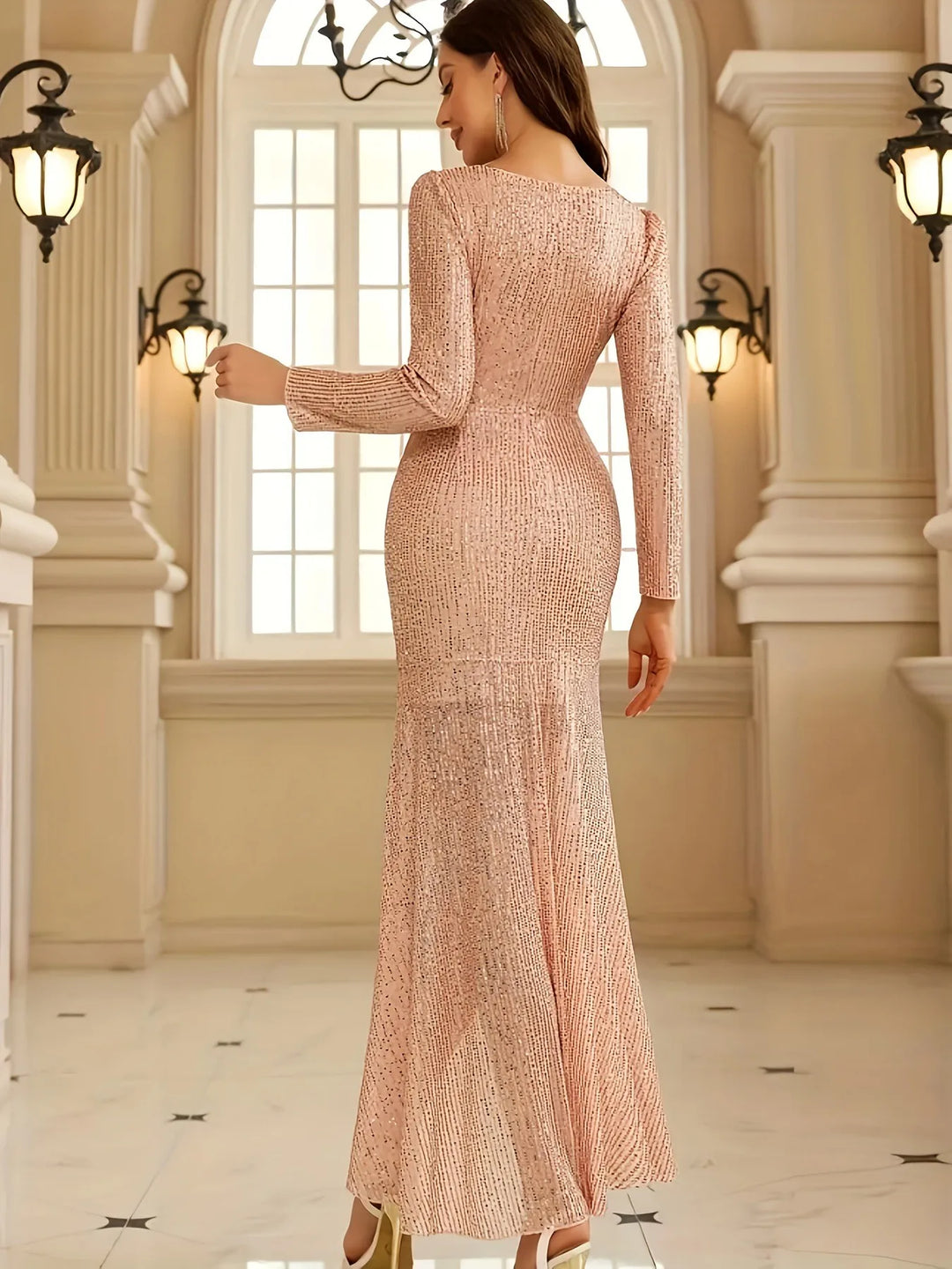 Gorgeous Sequined Hosting Dress