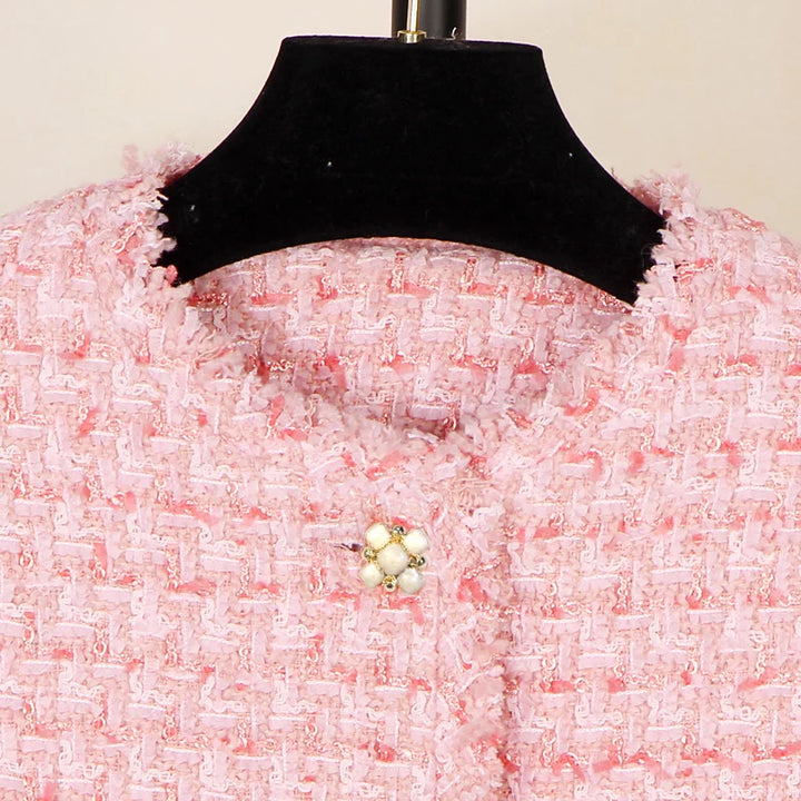 High-End Luxe Tweed Jacket