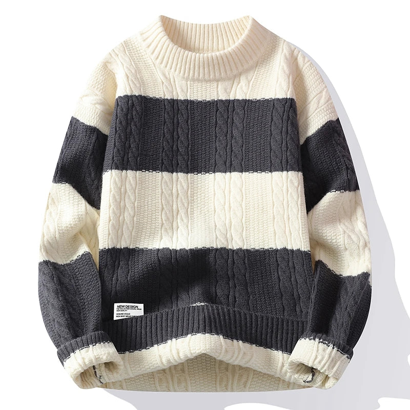 High-End Long Sleeve Pullover Sweater
