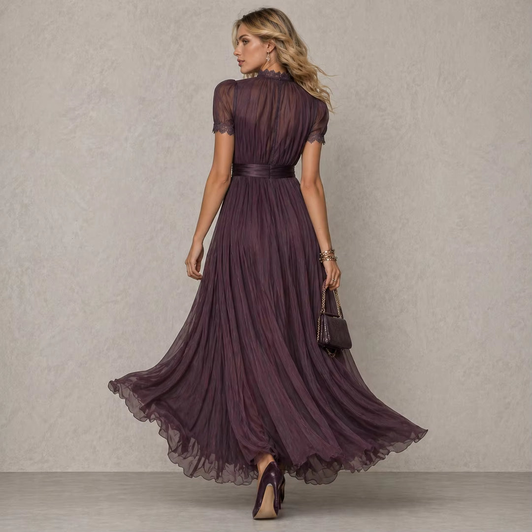 Lovely Flowy Cinched Waist Dress