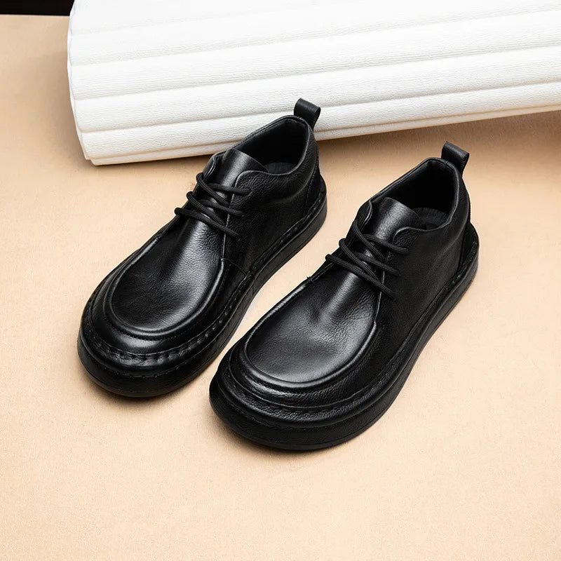 Everyday Soft Cow Leather Social Shoes