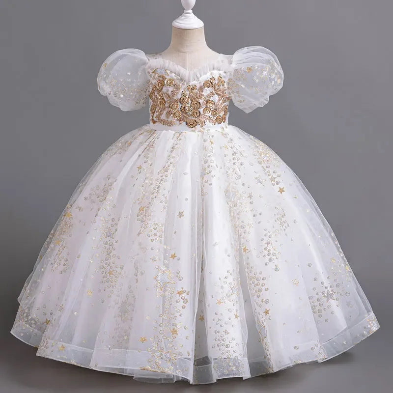 Charming Sequin Flower Girl&