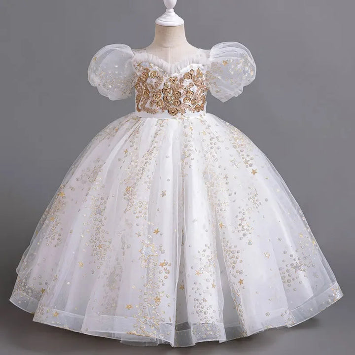 Charming Sequin Flower Girl&