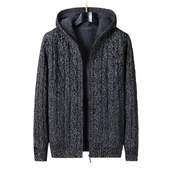Stylish Wool-Lined Knitwear Cardigan