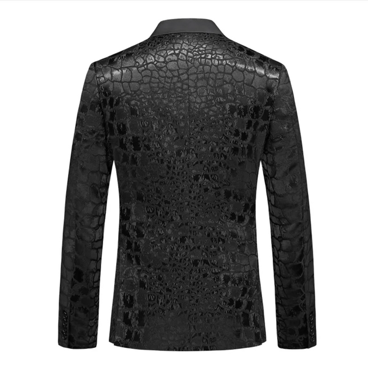 Premium Double Breasted Jacquard Blazer