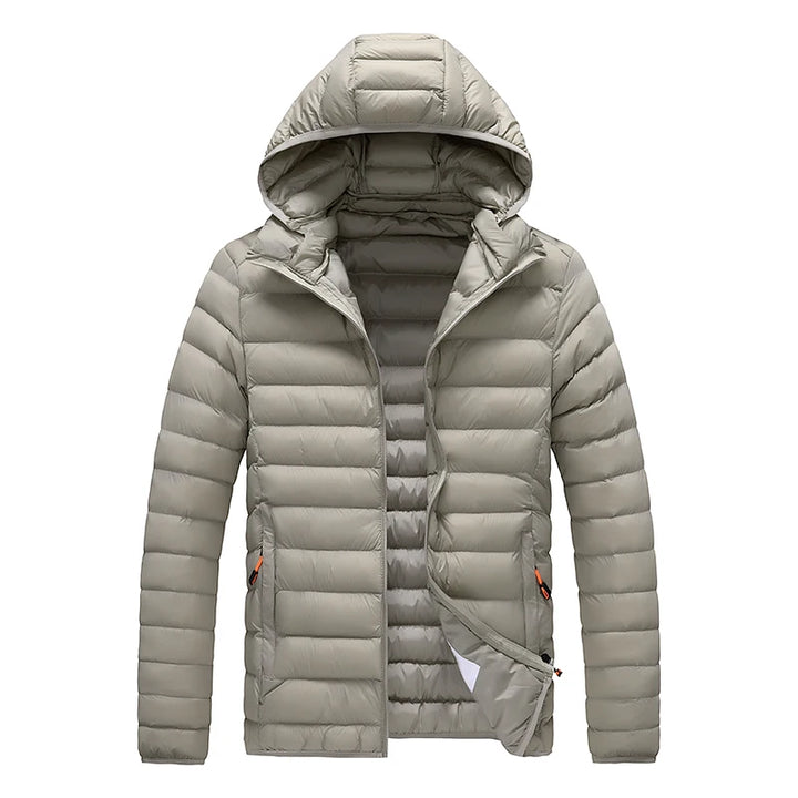 Casual Hooded Parka Coat With Detachable Hat