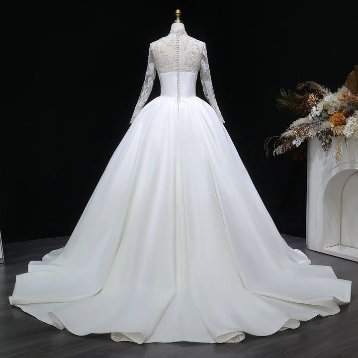 Classic High Neck Bridal Couture