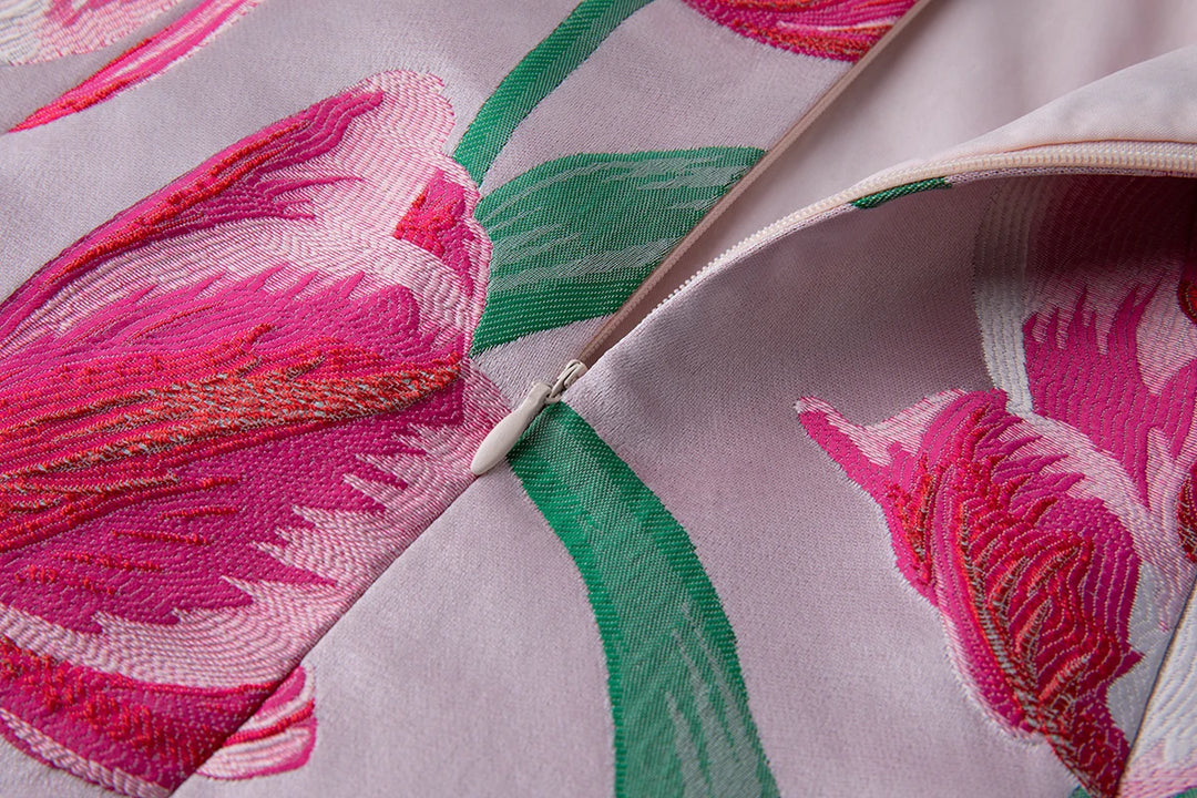 Gorgeous Bow Detail Evening Party Dress