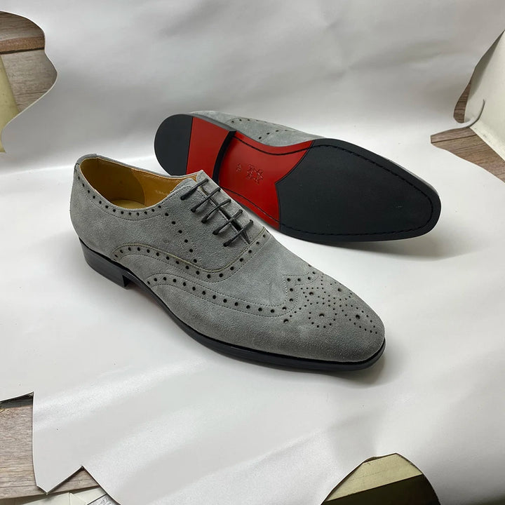 Regal Genuine Suede Leather Brogue